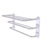 Allied Brass Satin Chrome Wall Mount Towel Rack