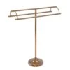 Allied Brass Brushed Bronze Freestanding Towel Rack