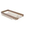 Allied Brass Rectangular Combination Shower Basket In Brushed Bronze