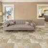 Congoleum ArmorCore Valley Path 12-ft W Cut-to-Length Quicksand Stone Look Low-Gloss Finish Sheet Vinyl
