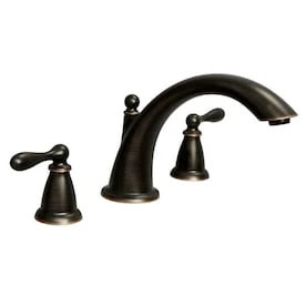 Valspar Moen Caldwell 2-Handle Deck Mount Roman Bathtub Faucet 1 Valspar Moen Caldwell 2-Handle Deck Mount Roman Bathtub Faucet