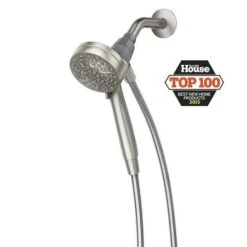 Moen Engage With Magnetix Spot Resist Brushed Nickel Handheld Shower 2.5-GPM (9.5-LPM) 19 Moen Engage With Magnetix Spot Resist Brushed Nickel Handheld Shower 2.5-GPM (9.5-LPM) -Household Items 026508258033xl 1800x1800