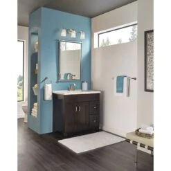 Moen Oxby Spot Resist Brushed Nickel 2-handle 4-in Centerset WaterSense Bathroom Sink Faucet With Drain -Household Items 026508262924 05103531 1800x1800