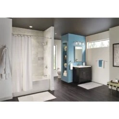 Moen Oxby Spot Resist Brushed Nickel 2-handle 4-in Centerset WaterSense Bathroom Sink Faucet With Drain -Household Items 026508262924 05103537 1800x1800