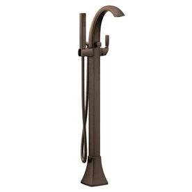 Valspar Moen Voss 1-Handle Freestanding Bathtub Faucet With Hand Shower 1 Valspar Moen Voss 1-Handle Freestanding Bathtub Faucet With Hand Shower