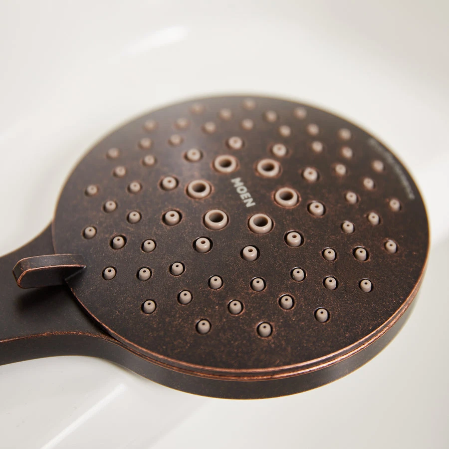 Moen Oil Rubbed Bronze 5-Spray Handheld Shower 1.75-GPM (6.6-LPM) 4 Moen Oil Rubbed Bronze 5-Spray Handheld Shower 1.75-GPM (6.6-LPM) - Image 4
