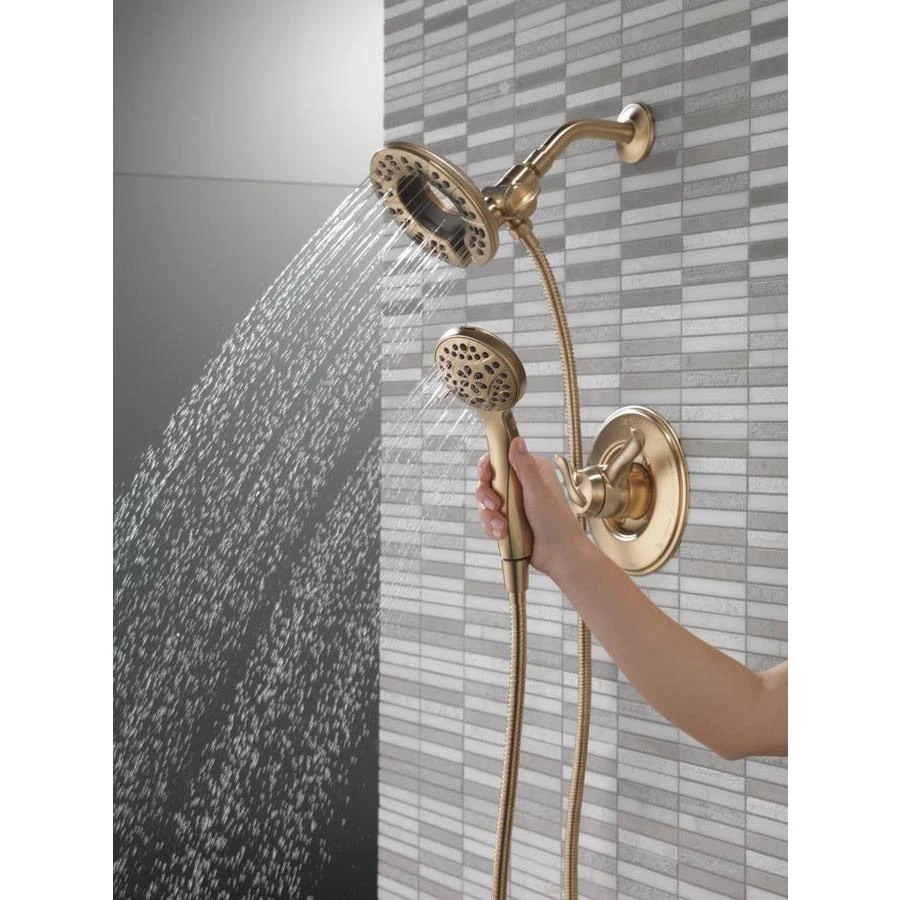 Delta Linden Champagne Bronze 1-Handle Shower Faucet 1 Delta Linden Champagne Bronze 1-Handle Shower Faucet