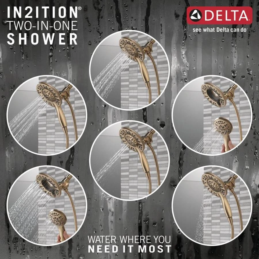 Delta Linden Champagne Bronze 1-Handle Shower Faucet 2 Delta Linden Champagne Bronze 1-Handle Shower Faucet - Image 2