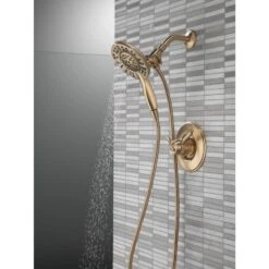 Delta Linden Champagne Bronze 1-Handle Shower Faucet 25 Delta Linden Champagne Bronze 1-Handle Shower Faucet -Household Items 034449655972 15769481 1800x1800