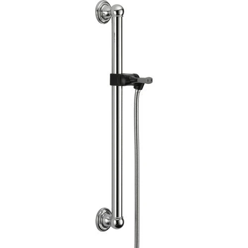 Delta 0.5-in Chrome Bathtub/Shower Slide Bar 1 Delta 0.5-in Chrome Bathtub/Shower Slide Bar
