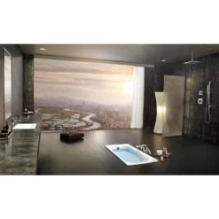 Delta 0.5-in Chrome Universal Shower Arm And Flange -Household Items 034449671644 12171736 1800x1800