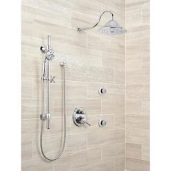 Delta Cassidy Champagne Bronze 1-Spray Rain Shower Head 2.5-GPM (9.5-LPM) -Household Items 034449685931 15524898 1800x1800