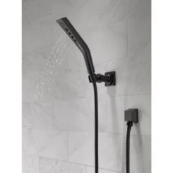 Delta Universal Showering Components Matte Black 3-Spray Handheld Shower 1.75-GPM (6.6-LPM) 14 Delta Universal Showering Components Matte Black 3-Spray Handheld Shower 1.75-GPM (6.6-LPM) -Household Items 034449844680 09207113 1800x1800