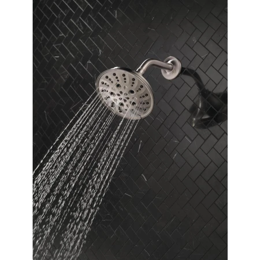 Delta Universal Showering Components Brushed Nickel 5-Spray Shower Head 1.75-GPM (6.6-LPM) 5 Delta Universal Showering Components Brushed Nickel 5-Spray Shower Head 1.75-GPM (6.6-LPM) - Image 5