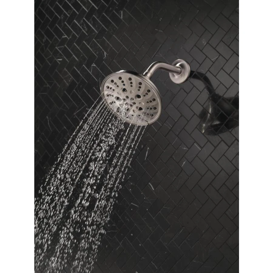 Delta Universal Showering Components Brushed Nickel 5-Spray Shower Head 1.75-GPM (6.6-LPM) 6 Delta Universal Showering Components Brushed Nickel 5-Spray Shower Head 1.75-GPM (6.6-LPM) - Image 6