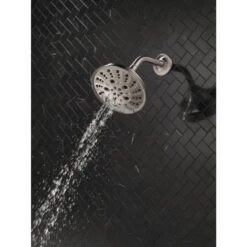 Delta Universal Showering Components Brushed Nickel 5-Spray Shower Head 1.75-GPM (6.6-LPM) 16 Delta Universal Showering Components Brushed Nickel 5-Spray Shower Head 1.75-GPM (6.6-LPM) -Household Items 034449864305 10611983 1800x1800