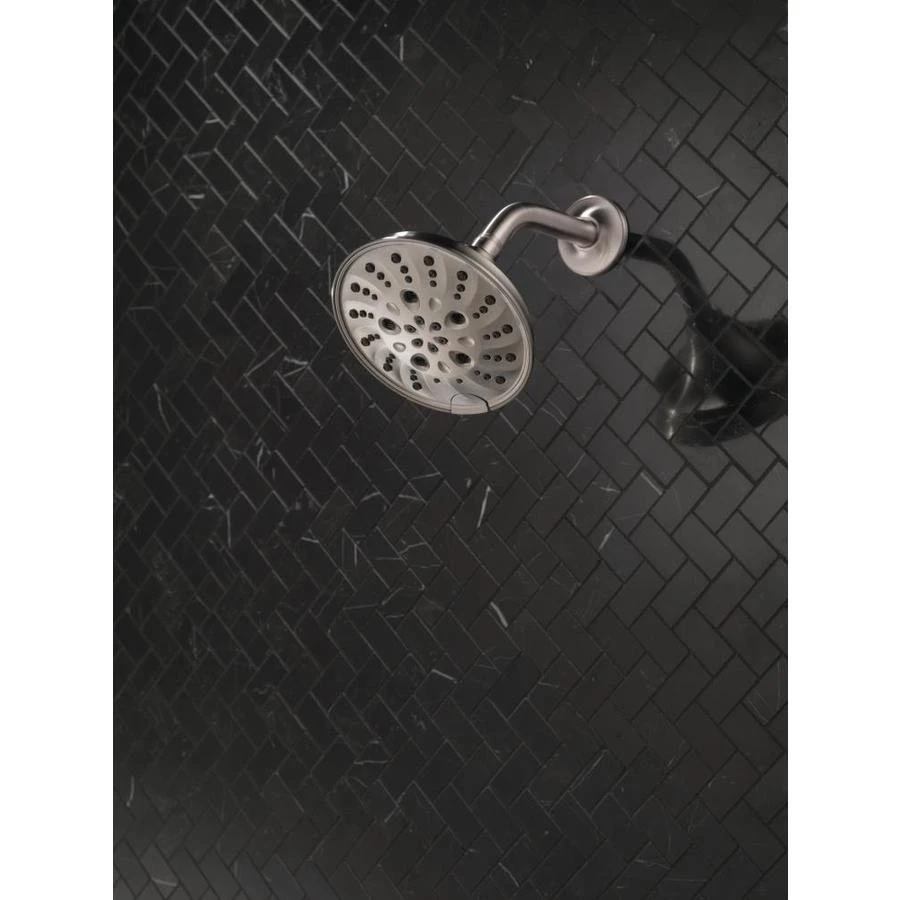 Delta Universal Showering Components Brushed Nickel 5-Spray Shower Head 1.75-GPM (6.6-LPM) 8 Delta Universal Showering Components Brushed Nickel 5-Spray Shower Head 1.75-GPM (6.6-LPM) - Image 8