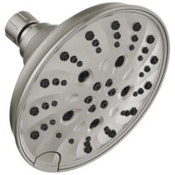 Delta Universal Showering Components Brushed Nickel 5-Spray Shower Head 1.75-GPM (6.6-LPM) 18 Delta Universal Showering Components Brushed Nickel 5-Spray Shower Head 1.75-GPM (6.6-LPM) -Household Items 034449864305xl 1800x1800
