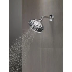 Delta Universal Showering Components Brushed Nickel 5-Spray Shower Head 1.75-GPM (6.6-LPM) 19 Delta Universal Showering Components Brushed Nickel 5-Spray Shower Head 1.75-GPM (6.6-LPM) -Household Items 034449864329 09271939 1800x1800