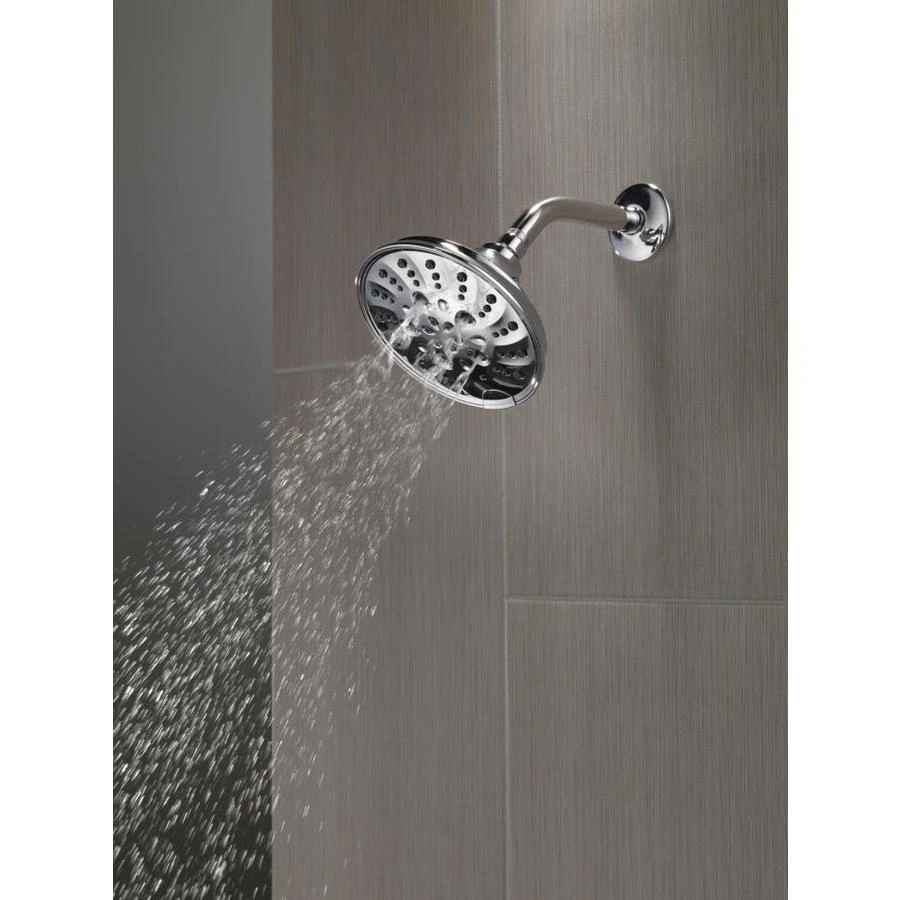 Delta Universal Showering Components Brushed Nickel 5-Spray Shower Head 1.75-GPM (6.6-LPM) 10 Delta Universal Showering Components Brushed Nickel 5-Spray Shower Head 1.75-GPM (6.6-LPM) - Image 10
