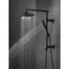 Delta 0.5-in Matte Black Shower Arm With Diverter