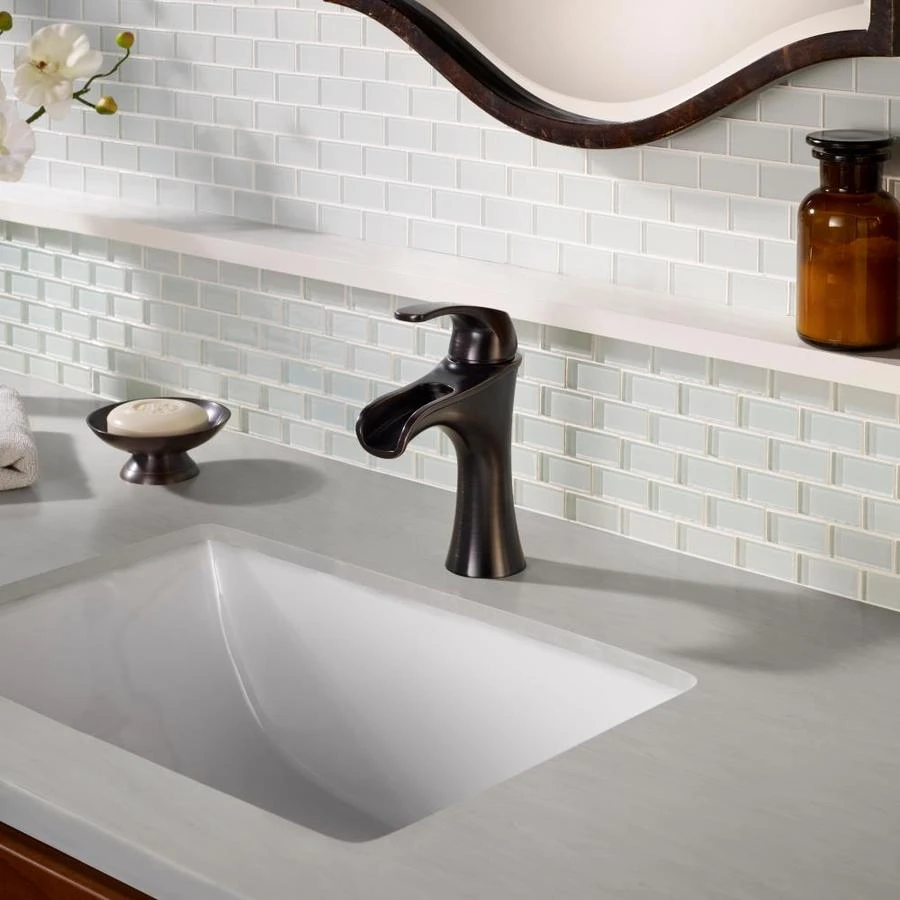 Pfister Jaida Tuscan Bronze 1-handle Single Hole WaterSense Bathroom Sink Faucet With Drain 2 Pfister Jaida Tuscan Bronze 1-handle Single Hole WaterSense Bathroom Sink Faucet With Drain - Image 2