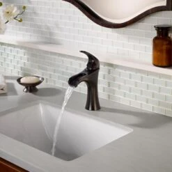 Pfister Jaida Tuscan Bronze 1-handle Single Hole WaterSense Bathroom Sink Faucet With Drain 6 Pfister Jaida Tuscan Bronze 1-handle Single Hole WaterSense Bathroom Sink Faucet With Drain -Household Items 038877604465 11091302 1800x1800