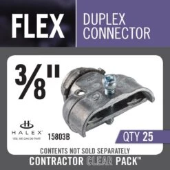 3/8 In. Flexible Metal Conduit (FMC) Duplex Connector (25-Box) 8 3/8 In. Flexible Metal Conduit (FMC) Duplex Connector (25-Box) -Household Items 0401b14525f4fda83734cbf58666e52b 1800x1800