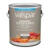 Valspar Masonry Stucco & Brick Ultra White/Base1 Flat Interior/Exterior Tintable Paint (Actual Net Contents: 126-fl Oz)