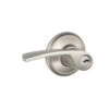 Schlage F51 Merano Merano Satin Nickel Reversible Keyed Entry Door Handle