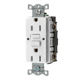 Hubbell White 15-Amp Decorator GFCI Residential/Commercial (3-Pack) Outlet 1 Hubbell White 15-Amp Decorator GFCI Residential/Commercial (3-Pack) Outlet