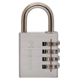 Master Lock 1.57-in Aluminum Combination Padlock 1 Master Lock 1.57-in Aluminum Combination Padlock