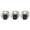 Master Lock 3-Pack 2.75-in Stainless Steel Keyed Padlock