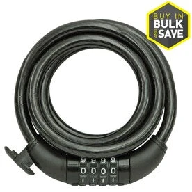 Master Lock 5-ft (1.5-m) Long X 0.50-in (12-mm) Diameter Set Your Own Combination Cable Lock 1 Master Lock 5-ft (1.5-m) Long X 0.50-in (12-mm) Diameter Set Your Own Combination Cable Lock