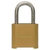 Master Lock 2.11-in Brass Combination Padlock