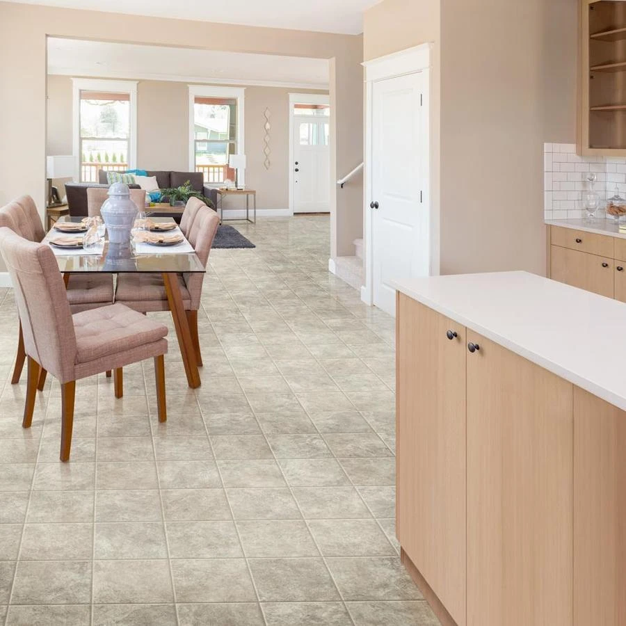 Congoleum ArmorCore Pro Santa Fe 12-ft W Cut-to-Length Light Breeze Stone Look Low-Gloss Finish Sheet Vinyl 1 Congoleum ArmorCore Pro Santa Fe 12-ft W Cut-to-Length Light Breeze Stone Look Low-Gloss Finish Sheet Vinyl