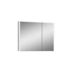 Lighted IMPRESSIONS Vienna 31.75-in X 27.75-in Rectangle Surface Mirrored Medicine Cabinet With Outlet And Lights -Household Items 094416535102xl 1800x1800