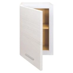 Style Selections Acadia 12-in W X 20-in H X 6.93-in D White Bathroom Wall Cabinet -Household Items 094803145112 08862637 1800x1800