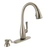 Dominic Single-Handle Pull-Down Sprayer Kitchen Faucet With Touch2O & ShieldSpray Technology In SpotShield Stainless