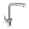 Single-Handle Pull Out Sprayer Kitchen Faucet In Polished Chrome