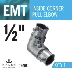 1/2 In. Electrical Metallic Tube Inside Corner Pull Elbow -Household Items 1225ea33e188992da7df1ac442726c06 1800x1800