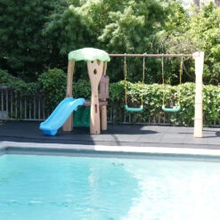 Rubber-Cal "Eco-Safety" Interlocking Playground Tiles - 3 X 19.5 X 19.5 Inch - One Tile - 2.77 Square Feet - Blue/White Speckled -Household Items 147dec90 4acf 4ad1 b014 5b83bb6c5a69.2e9eb60cc43d347e7337e2cdc000b20f 1800x1800