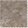 Perfection Floor Tile Stonecraft Collection Atlantic Slate/Satin 20-in X 20-in Water Resistant Interlocking Luxury Flooring (16.7-sq Ft)