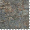 Perfection Floor Tile Stonecreek Collection Cheyenne Shale/Satin 20-in X 20-in Water Resistant Interlocking Luxury Flooring (16.7-sq Ft)