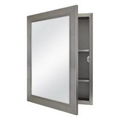 20 In. X 26 In. Recessed Or Surface Mount Framed Medicine Cabinet In Pewter -Household Items 153f49c9f48f30aebd5b5b3d98b69231 7f768426 2d32 4ca2 bd49 8ec54b39a818 1800x1800