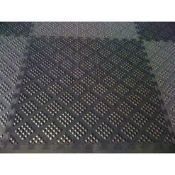 Norsk NSMPRD6BLK Raised Diamond Pattern PVC Floor Tiles, 13.95-Square Feet, Black, 6-Pack -Household Items 18769707 4815 457f 9ed2 92ea18cbace9 1.c781d0cf75508c8b8edcad151d7a98a3 1800x1800