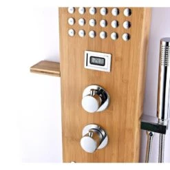 ANZZI Crane Natural Bamboo 3-Spray Shower Panel System (Valve Included) 14 ANZZI Crane Natural Bamboo 3-Spray Shower Panel System (Valve Included) -Household Items 191042003798 09081393 1800x1800