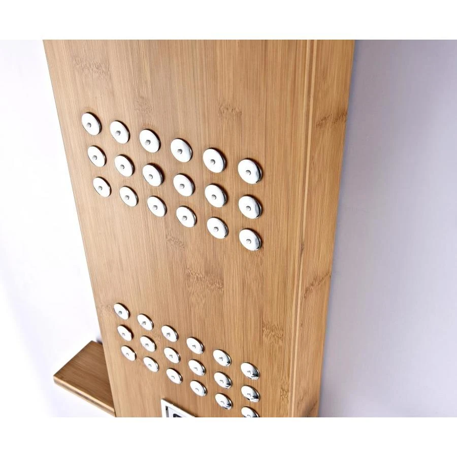 ANZZI Crane Natural Bamboo 3-Spray Shower Panel System (Valve Included) 6 ANZZI Crane Natural Bamboo 3-Spray Shower Panel System (Valve Included) - Image 6