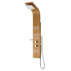 ANZZI Crane Natural Bamboo 3-Spray Shower Panel System (Valve Included) 19 ANZZI Crane Natural Bamboo 3-Spray Shower Panel System (Valve Included) -Household Items 191042003798xl 1800x1800