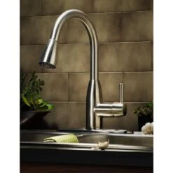 Fairbury Single-Handle Pull-Down Sprayer Kitchen Faucet In Stainless Steel -Household Items 1b8e548eb876a9c1df25fa8cfe5d9de3 1800x1800